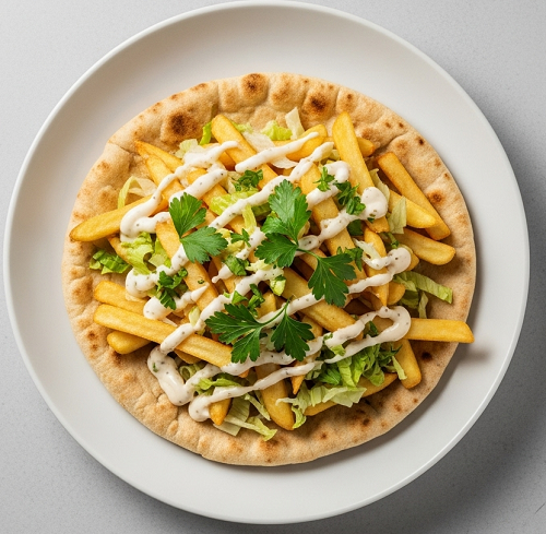 Chips & Cheese In Naan 